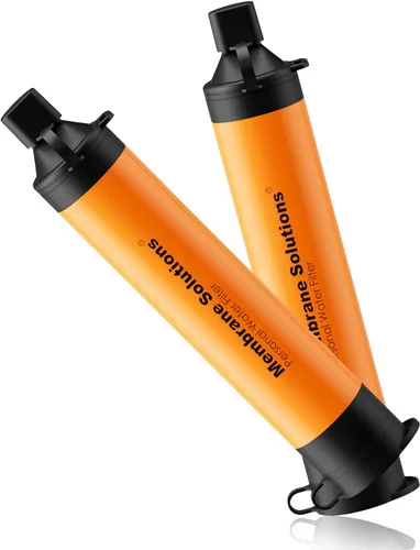 Miniatura 13 de Membrane Solutions Filtro de agua de paja S1, certificado NSF/ANSI 42 y 372 y 401, equipo portátil de filtración de supervivencia, preparación