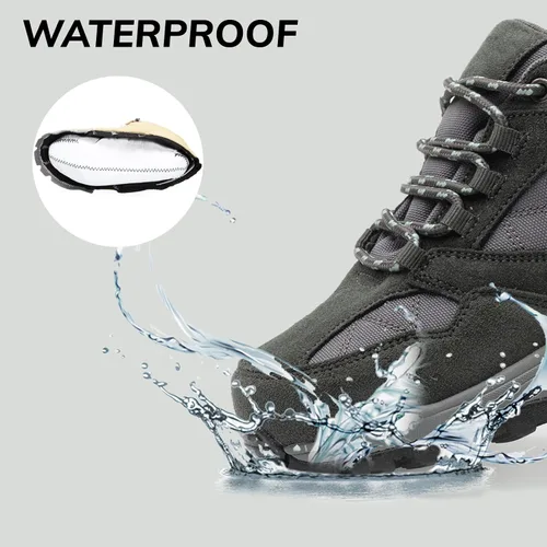 Miniatura 2 de COTTIMO Zapatos de senderismo para mujer, impermeables, cómodos, ligeros, antideslizantes, transpirables, para trabajo al aire libre
