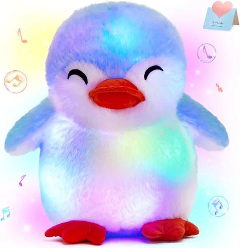 Miniatura 20 de Glow Guards - Cachorro de peluche azul, de 15 pulgadas, musical, suave, con luces ledes nocturnas, para Navidad, Día del Niño y cumpleaños.