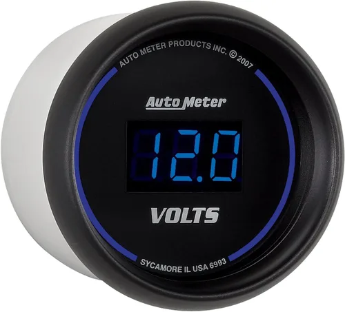 Miniatura 3 de Auto Meter 6993 Medidor de voltímetro digital cobalto 2.3125 pulgadas