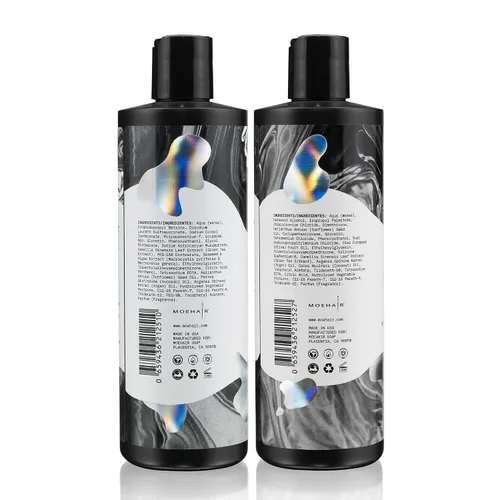 Miniatura 9 de MOEHAIR Hi-Vibes Champú y acondicionador de aceite de argán Infundido con aceites de aguacate, girasol y coco Limpia y nutre el cabello Juego