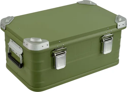Miniatura 17 de Eylar Caja de almacenamiento de aluminio cruzada para Overland, baúl, estuche de carga de metal, caja de almacenamiento (combo de 4 piezas, negro)