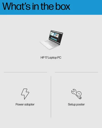 Miniatura 8 de HP Portátil de 17,3 pulgadas, Intel Core i5-1135G7 de 11ª generación, gráficos Intel Iris Xe, 8 GB de RAM, SSD de 512 GB, Windows 11 Home