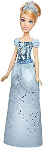 Disney Princess Royal Shimmer - Muñeca de Cenicienta, muñeca de moda con falda y accesorios, juguete para niños a partir de 3 años