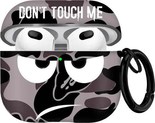 Miniatura 22 de for Airpods 3 Case 2021, Don't Touch Me for Airpods Cover with Keychain/Lanyard Soft Cute Shockproof Cover for Women Men Compatible with for Airpods