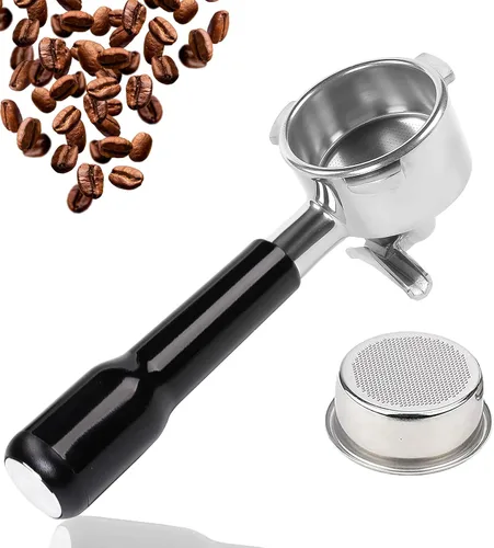 Miniatura 11 de Portafiltro Espresso 51mm con doble salida Compatible con Delonghi Dedica EC680 y EC685 así como modelos de cafetera SMEG y EUPA - Incluye cesta