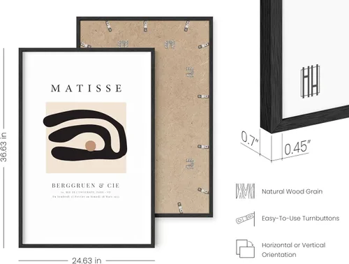 Miniatura 3 de HAUS AND HUES - Póster de exhibición de arte con recortes de papel - Póster de Matisse, impresión artística abstracta, decoración de pared de Hojas