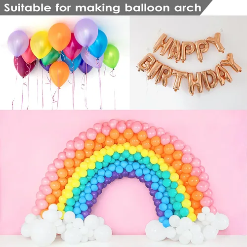 Miniatura 8 de ALLFUN 1000 Piezas Puntos de Pegamento Transparentes Puntos de Doble Cara Adhesivo Removible para Globos Manualidades Pegajoso