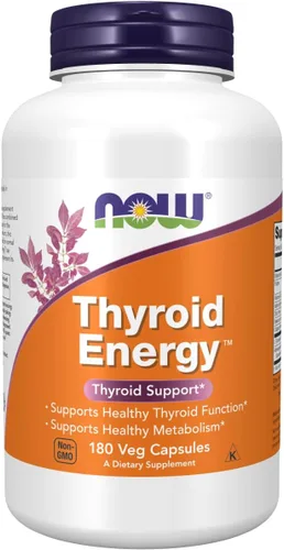 Miniatura 6 de Energía de la tiroides de Now Foods, Cápsulas Vegetarianas., 3368, 1, 1