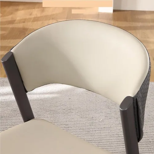 Miniatura 4 de Silla de escritorio cómoda Silla de comedor simple y moderna Silla de lujo ligera Silla de respaldo para el hogar Silla de comedor nórdica Silla