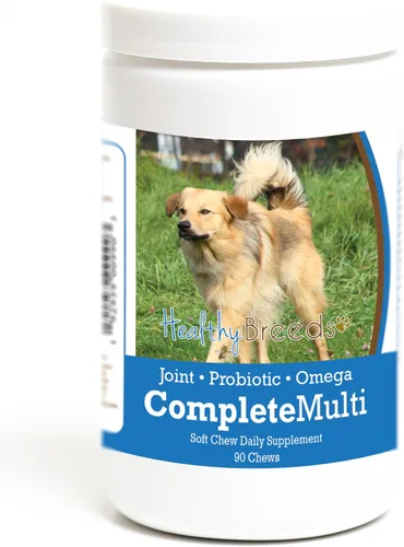 Miniatura 206 de Healthy Breeds Pug todo en uno multivitamínico suave masticable 60