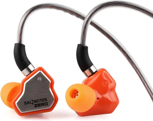 Miniatura 12 de Linsoul 7Hz Salnotes Zero HiFi 10mm controlador dinámico auricular que se ajusta al oído IEM con diafragma compuesto de metal, placa frontal