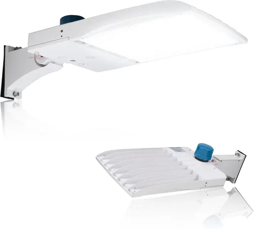 Miniatura 47 de RuggedGrade NextGen III - Luz LED para caja de zapatos de 300 W, 42,000 lúmenes, blanco brillante de 5000 K, montaje de brazo, 277-480 V, carcasa