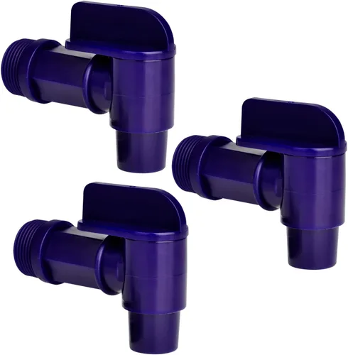 Miniatura 9 de Grifo de espita de plástico para jarras y tambores, material de polietileno duradero, tamaño de rosca de 3/4 pulgadas, 1 paquete