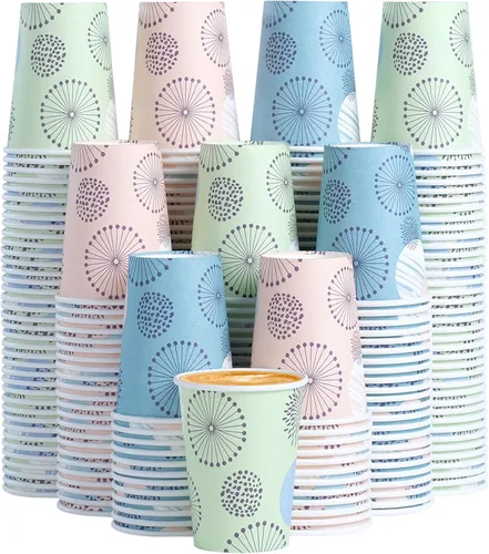 Miniatura 15 de Clawsoff Paquete de 300 vasos de papel de 3 onzas, vasos desechables para baño, vasos pequeños para enjuague bucal, mini vasos de papel de 3 onzas
