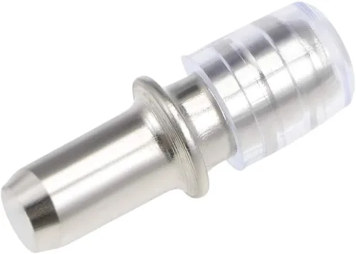 Miniatura 5 de uxcell Soporte para estante de 0.197x0.591 in niquelado con fundas de goma, 100