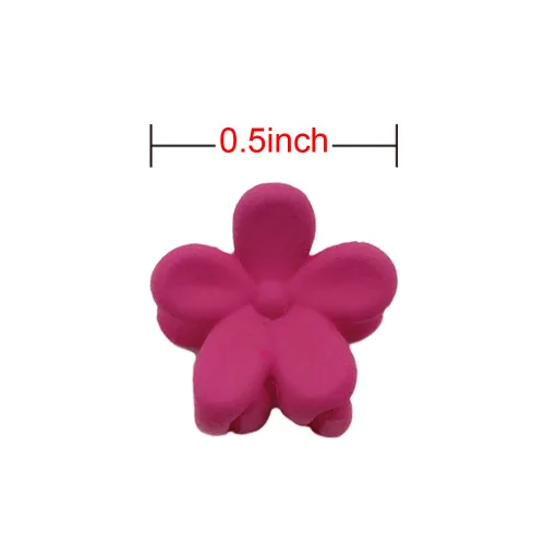 Miniatura 3 de Elesa Miracle 60 Uds. Mini pinzas para el pelo de la niña, pinzas para el pelo de la flor del flequillo, accesorios para el pelo