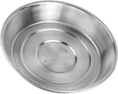Miniatura 3 de ZBXFCSH Accesorios para plancha de 12 pulgadas redondas de acero inoxidable - Cúpula para derretir queso y tapa para cocinar al vapor, mejores tapas