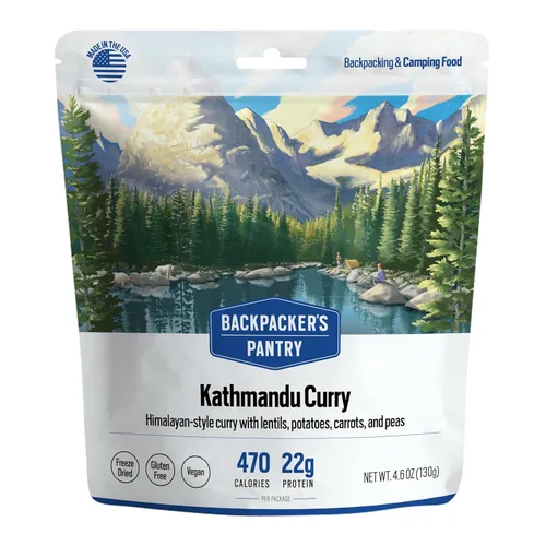 Miniatura 22 de Backpacker's Pantry Curry de Katmandú Comidas veganas para mochileros Alimentos liofilizados para acampar 0.78 oz de proteína 6