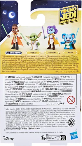 Miniatura 11 de Star Wars: Young Jedi Adventures Kai Brightstar Figura de acción, juguetes a escala de 4 pulgadas, juguetes preescolares para niños y niñas de 3 años