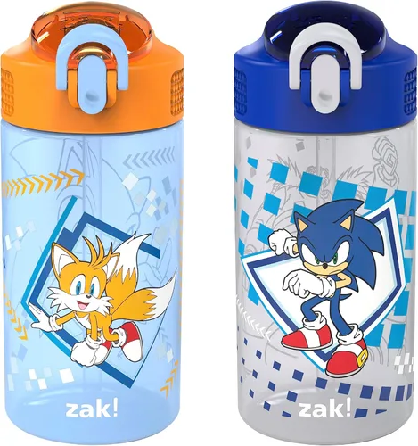 Miniatura 29 de Zak Designs Marvel Spider Man - Botella de agua para niños con cubierta de boquilla y aro de transporte, hecha de plástico duradero, diseño