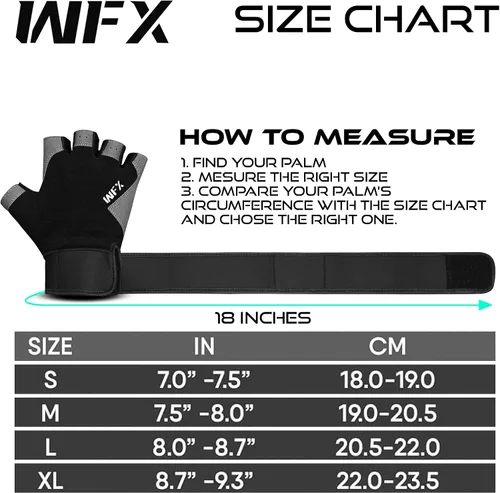 Miniatura 5 de WESTWOOD FOX Guantes de gimnasio para entrenamiento de fitness, antideslizantes, absorben los golpes, guantes de levantamiento de pesas, agarre