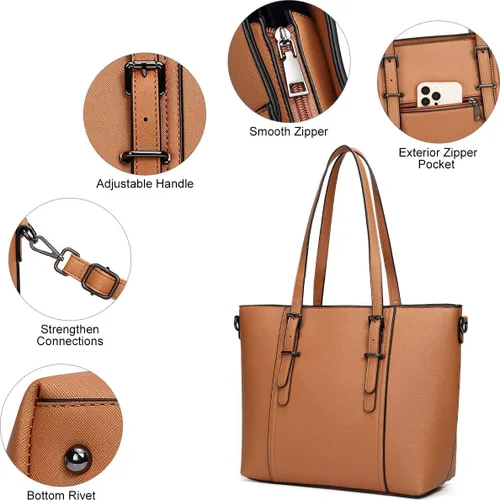 Miniatura 7 de Bolsos y bolsos de mano para mujer, bolso de hombro con asa superior, bolso de dama
