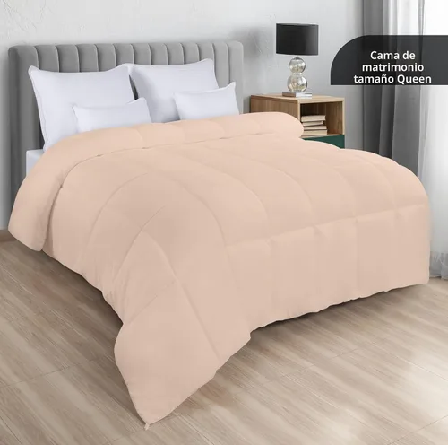 Miniatura 2 de Utopia Bedding Edredones tamaño Queen, relleno de edredón para todas las estaciones, edredón alternativo de plumón cosido en caja con pestañas