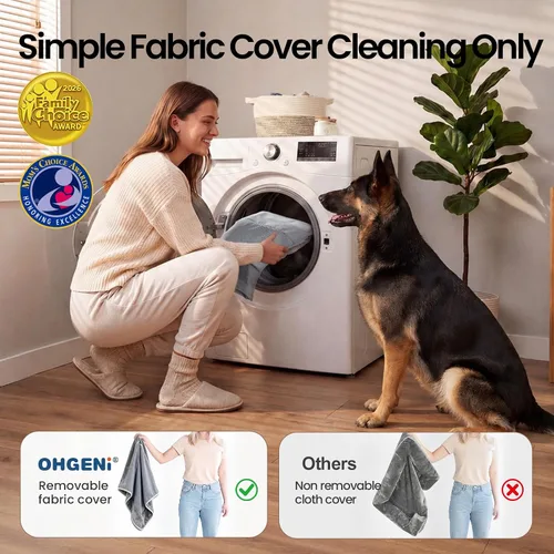 Miniatura 6 de OhGeni Orthopedic Cooling Dog Bed Couch, Cooling Big Pet Sofa for Extra Large Sized Pets with Memory Foam, Machine-Washable Waterproof Removable