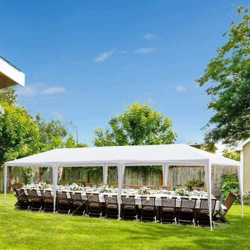 Miniatura 15 de Toldo de Gazebo para Exteriores, Carpa para Fiestas de Boda, Tienda de Refugio para Campamento, Refugio Instantáneo Comercial, Tienda Impermeable