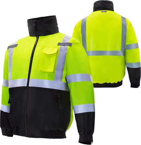 Miniatura 2 de Jorestech- Chaqueta impermeable de alta visibilidad ANSI/ISEA 107-2015 Clase 3, nivel 2. Amarillo