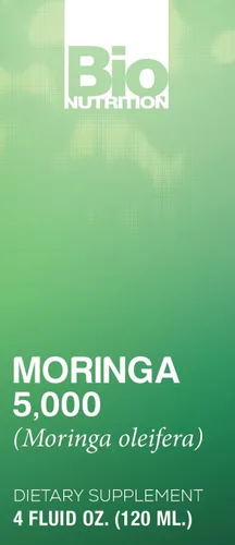 Miniatura 4 de Bio Nutrition Moringa Liquid 4 onzas líquidas Moringa 5000 Super Food Suplemento herbario líquido