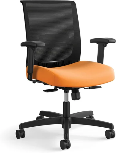HON Convergence - Silla de oficina ergonómica con respaldo de malla, brazos ajustables, soporte lumbar, silla de escritorio con inclinación