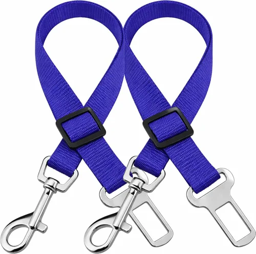 Miniatura 6 de SunGrow Cinturón de seguridad para perros para automóvil, cinturón de seguridad ajustable de nailon para mascotas, compatible con todos los Varios