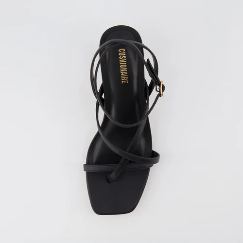 Miniatura 6 de CUSHIONAIRE Sandalia de tacón para mujer con espuma viscoelástica y anchos disponibles