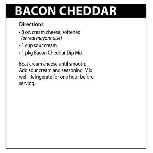 Miniatura 6 de RADA Dip de mezcla rápida de tocino y queso cheddar