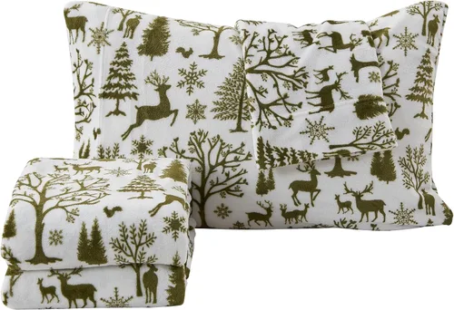 Miniatura 7 de Great Bay Home- Juego de sábanas de microvellón de terciopelo extrasuave de lujo, c/bolsillo profundo, no hacen bolitas, colecc. de sherpa de 05