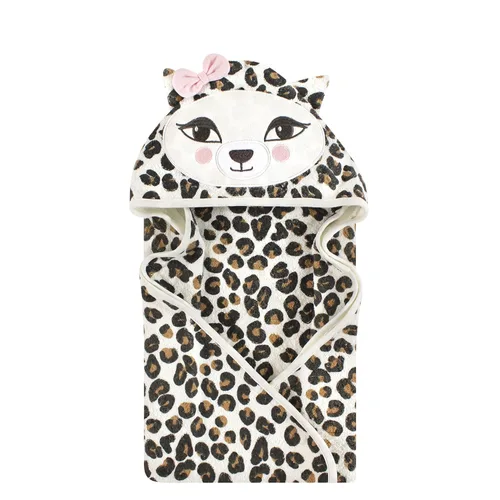 Miniatura 92 de Hudson Baby Toalla unisex de algodón con capucha con cara de animal para bebé, abeja amarilla, talla única Amarillo Bee