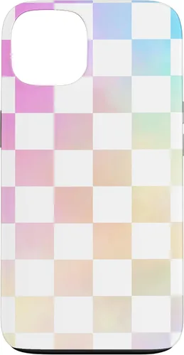 Miniatura 7 de Pastel Rainbow Checkerboard Checker Checked Pattern Case for iPhone 17