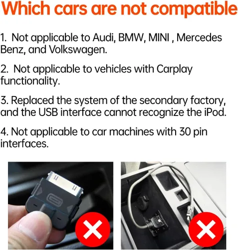Miniatura 5 de Adaptador USB Bluetooth 5.3 para automóvil compatible con Infiniti Q50, G37, M37, QX70L, QX50, FX35, QX60, EX, FX y Nissan Music Interface Connector