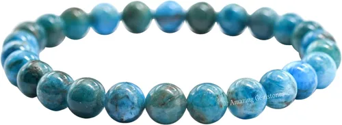 Miniatura 394 de Amazing Gemstone Pulsera de cristal para mujeres y hombres, pulsera de cristal curativo de protección, pulsera elástica con cuentas de piedras