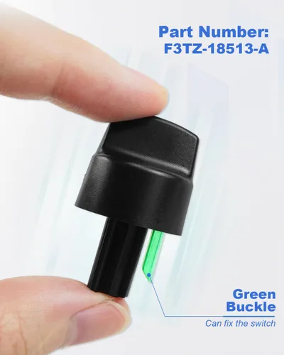 Miniatura 5 de Interruptor de control de calor y aire acondicionado premium para Ford Explorer Ranger E-150 E-250 (1993-1994) Interruptor de plástico ABS negro