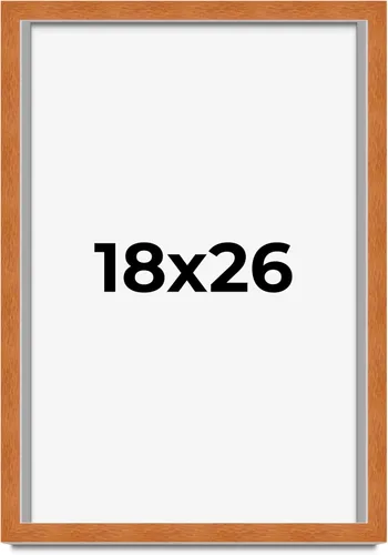 Miniatura 340 de Marco de 3 x 3 pulgadas, marco de madera maciza de nuez miel tradicional marrón Ancho de moldeo de 0.875 pulgadas Profundidad de conejo de 0.875