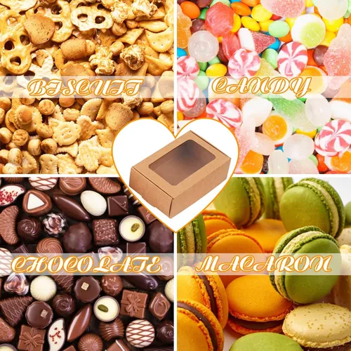 Miniatura 7 de Moukiween 30 cajas de jabón multicolor para jabón casero, 3.54 x 2.36 x 1.18 pulgadas, cajas de regalo de embalaje de jabón con ventana, pequeñas