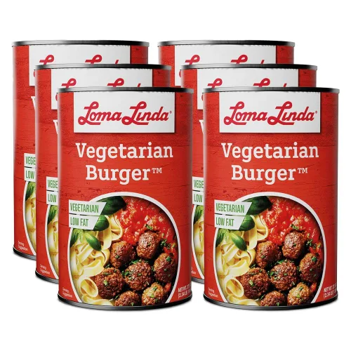 Miniatura 7 de Loma Linda - Carnes a base de plantas (hamburguesa vegetariana (15 oz.), paquete de 3