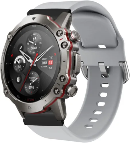 Miniatura 8 de Correas de reloj Amazfit Falcon para mujeres y hombres, correas de repuesto de silicona ajustables y duraderas para reloj inteligente Amazfit Falcon