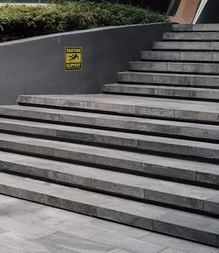 Miniatura 3 de Honey Dew Gifts Letrero de advertencia y seguridad, con texto en inglés «Watch Your Step», «Caution Slippery When Wet or Ice» de 9 x 12 pulgadas