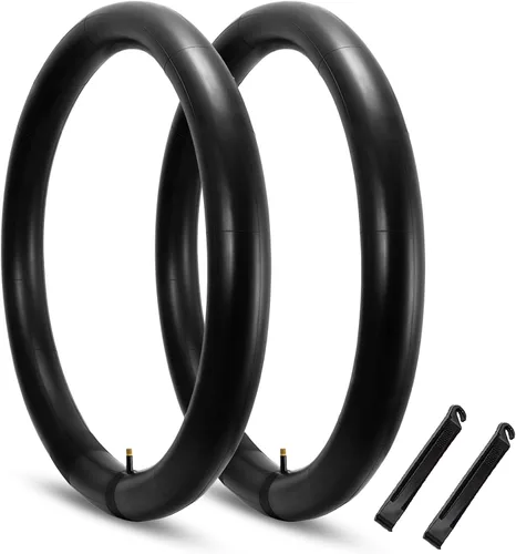 Miniatura 6 de Hycline Tubo interior para bicicleta de grasa: 20/26x3.0-4.0 pulgadas, paquete de 2 tubos eléctricos para neumáticos grasos AV 1.260 in, válvula