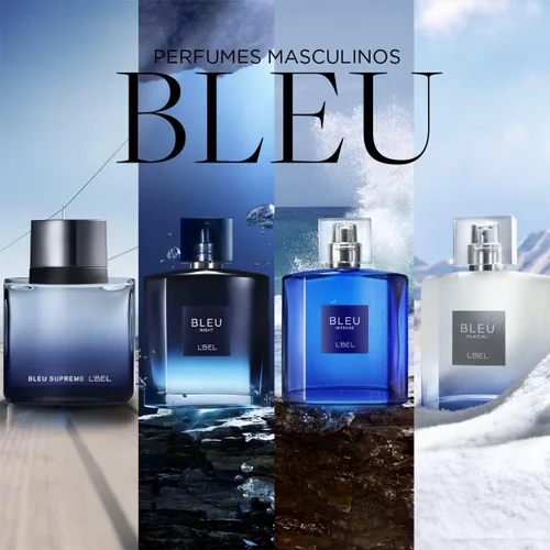 Miniatura 4 de L'BEL - Bleu Intense Perfume para Hombre Larga Duración 3.4 fl oz/3.4 Oz