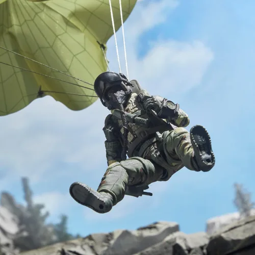 Miniatura 5 de Serie clasificada G.I. Joe 60º Aniversario - Piloto de acción - Halo (Alta altitud, apertura baja) Jumper, figura de acción de 6 pulgadas